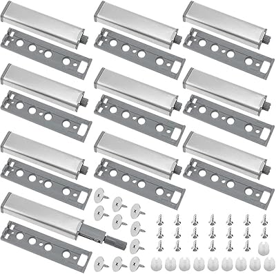 The white shop ouvre-porte push-up 10 pièces, serrure magnétique robuste pour ouvrir le système