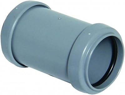 Raccord de tuyau d'évacuation floplast grey bushfit, taille 50 mm - sachet