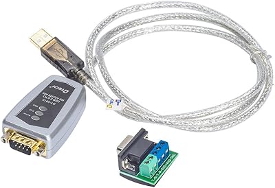 Câble adaptateur dtech usb vers rs422 rs485, 6 pieds de long, avec puce