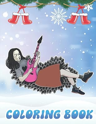 Livre de coloriage de noël mitski pour fans hommes femmes adolescents enfants