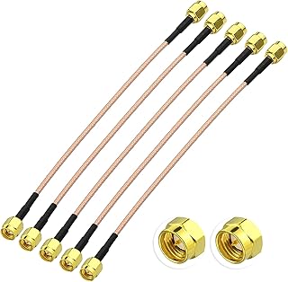 Câble coaxial superbat sma mâle vers 6 pouces rg316 câble pour antenne