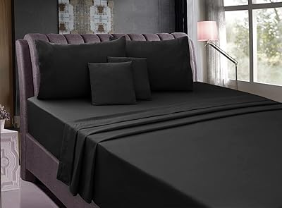 Parure de lit firdous queen size en microfibre douce parure super