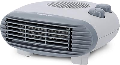Ventilateur portable geepas - ventilateur sur pied à thermostat réglable 1000-2000 w