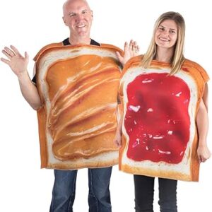 Ensemble de costumes tigerdo au beurre de cacahuète et à la gelée - costumes pour couples - costumes alimentaires - costumes pour adultes - 2 pièces. Votre supermarché en ligne au Sénégal, c'est Diaytar