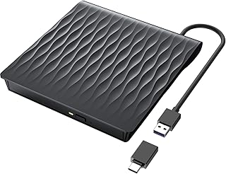 Lecteur de cd dvd externe pour ordinateur portable usb 3.0 et type-c