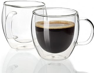 Tasse à double paroi de la collection crystal design classique élégant verres parfaits