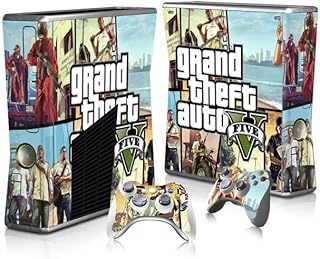 Aesmart - grands theft autos gta skin sticker decal cover pour xboxs 360