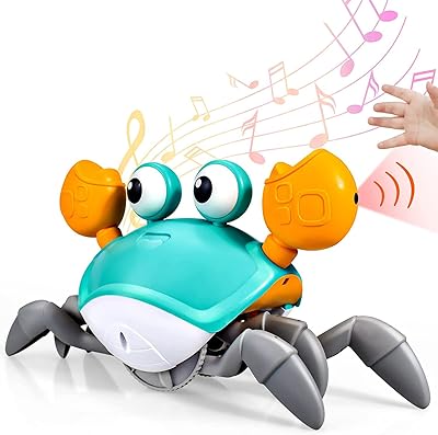 Jouet de crabe rampant toyland avec lumière led musicale, jouet de crabe dansant