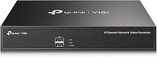 Tp - link fiji nvr1008h enregistreur vidéo réseau 8 canaux, h.265+, compatible onvif