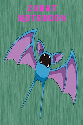 Carnet zubat : d'amoureux d'anime 100 pages lignées 6 x 9 cadeau