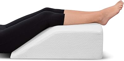 Oreiller d'élévation des jambes avec dessus en mousse à mémoire de forme
