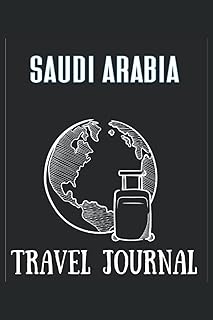 Journal de voyage en arabie saoudite : journal ligné vierge pour le journal