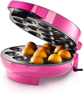 Machine à gâteau sachi, 750 watts, 12 pièces (rose)