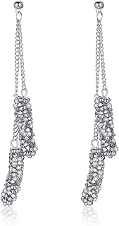 Boucles d'oreilles à tige mulberry design (argent) - 7079087, cristal, cristal