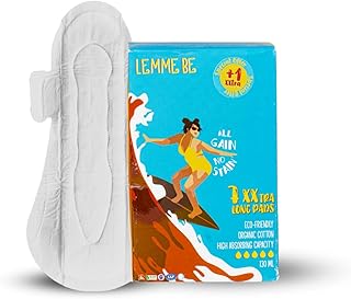 Serviettes hygiéniques longues xxl lemmy bee rash free, serviettes biologiques 100% biodégradables