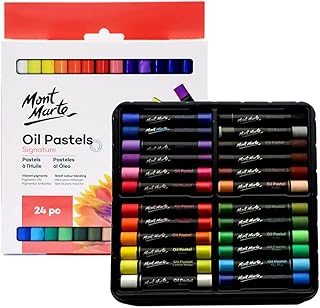 Pastels à l'huile monte marte - 24 nuances (multicolores)