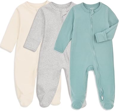 Pyjama bébé avec moufles - 3 pièces pour bébés filles et garçons vêtements