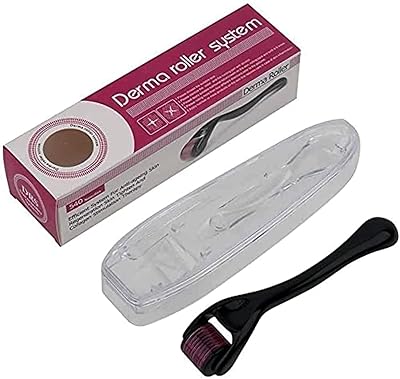 Awh derma roller 0,5 mm - 540 aiguilles rouleau de croissance des cheveux