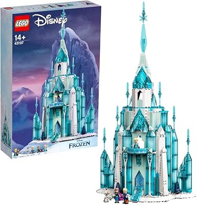 Lego 43197 disney frozen ice palace, 1 709 pièces, nouveau pour 2021