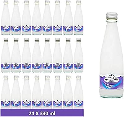 Bouteille d'eau de source highland - 330 ml (paquet de 24)