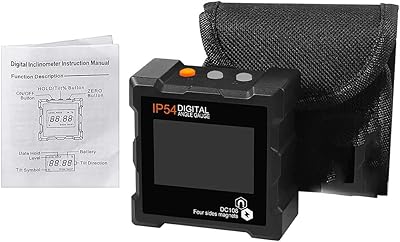Détecteur d'angle ip54 4x90 degrés, outil de mesure, rapporteur magnétique 4 côtés, jauge