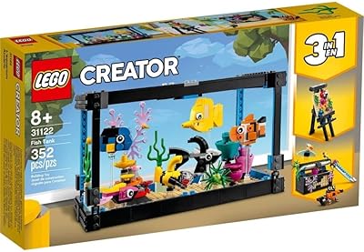 Lego creator fish tank 31122 ensemble de construction 3 en 1 exclusif, à