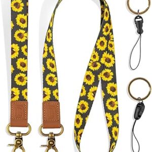 2 pièces lanière de cou dragonne porte-clés porte-badge d'identité portefeuille support de téléphone portable pour hommes femmes. Le e-commerce qui respecte votre pouvoir d'achat : Diaytar