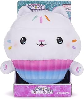 Peluche douce chat push paws de gabby dollhouse 25 cm (10 pouces) 50102