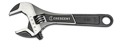 Clé à croissant/clé à molette avec capacité de mâchoire étendue (6"/152 mm) atwj26vs