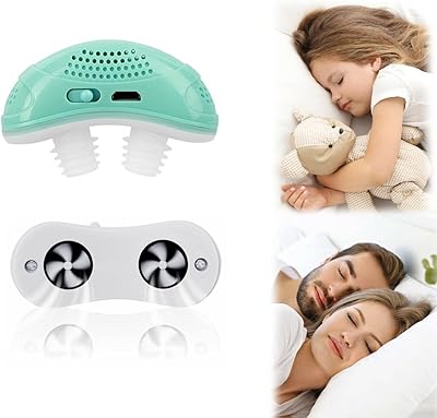 Dispositifs anti-ronflement, bouchon automatique contre le ronflement, électrique doux, double tourbillon, améliore la qualité