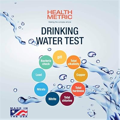 Kit de test d'eau potable pour l'eau du robinet et de puits