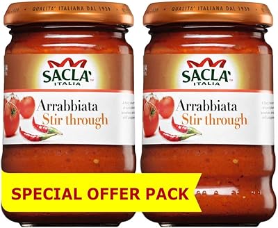 Sauce arrabbiata italienne sacla (190 g, paquet de 2)
