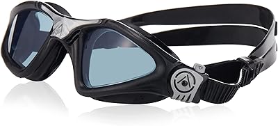 Lunettes de natation à verres transparents aqua sphere cayenne as-170.950 - argent