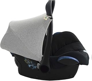 Parapluie à capuche janabebe compatible avec maxi cosi cabriofix, pebble (gris pierre)