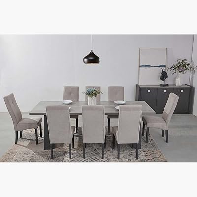 Table à manger cambridge 8 places home box, 90 x 75 x 240 cm, gris. Diaytar : Faites des achats intelligents en quelques clics