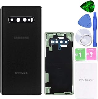 Couvercle de batterie movtek coque arrière en verre de remplacement d'origine pour samsung