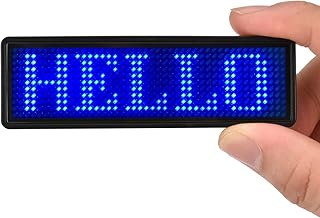 Étiquette nominative led bluetooth rechargeable sans fil, étiquette de prix 44x11 pixels, panneau