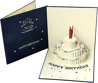Cartes de vœux 3d hongming faites à la main avec design pop-up