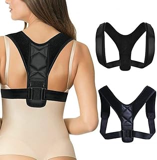 Correcteur de posture corporelle pour femmes et hommes bandoulière réglable sous les vêtements