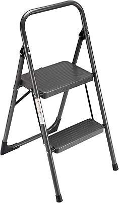 Tabouret pliant eto-n pour adulte à 2 niveaux avec larges tapis antidérapants