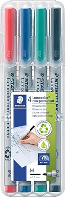 Stylo universel stedtler lumicolor non bm 4 pièces (315 wp4) (paquet de 4)