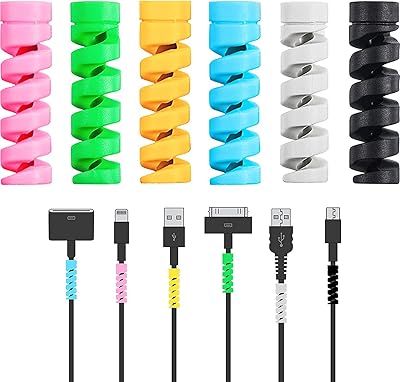 Couvercle de câble de chargement odlozi 30 pièces protecteur en silicone flexible