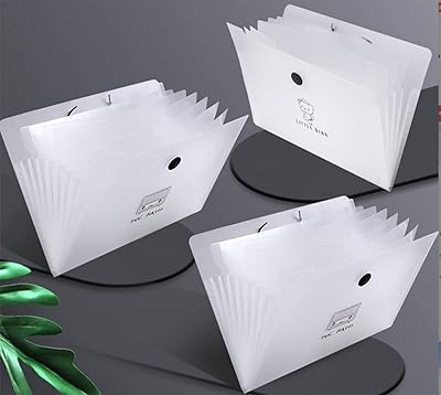 Organisateur de fichiers extensible a4 dossiers de bureau a4 en accordéon portables