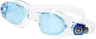 Lunettes de natation avec verres mako de couleur bleu aqua/bleu transparent d'aqua sphere