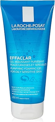 La roche-posay effaclar gel moussant purifiant 200 ml blanc