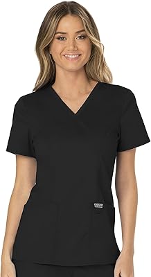 Chemisier portefeuille pour femme (paquet de 1), blanc, taille unique