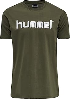 Hummel t-shirt en coton avec logo hmlgo pour hommes s s