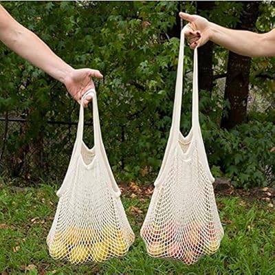 Sac de courses en maille de fruits - sac en coton réutilisable
