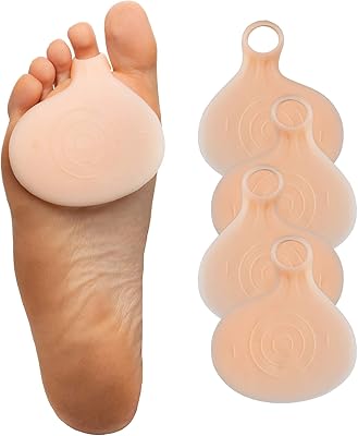 Paquet de 4 coussinets de gel métatarsien pour soulager la douleur du métatarse