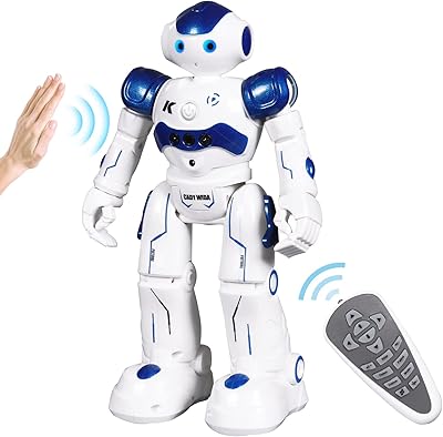 Jouet robot télécommandé sajail, robot télécommandé avec capteur de gestes pour enfants âgés